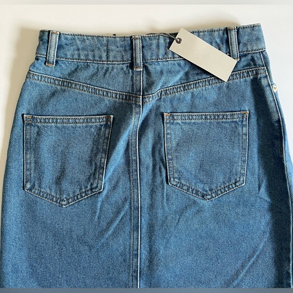 NWT Heels & Jeans Women’s Light Wash Mini Skirt SZ 26🩵 - Picture 10 of 14